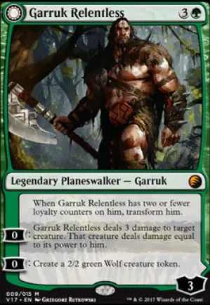 Garruk l'Implacable // Garruk maudit par le Voile