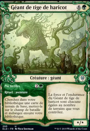 Géant de tige de haricot // Pas fertiles