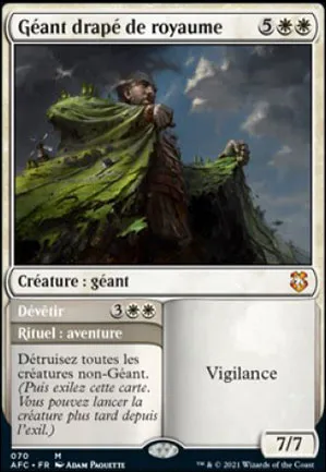 Géant drapé de royaume // Dévêtir
