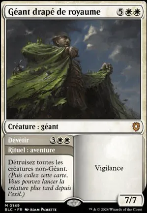 Géant drapé de royaume // Dévêtir
