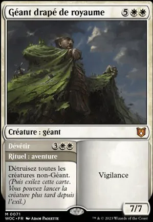 Géant drapé de royaume // Dévêtir