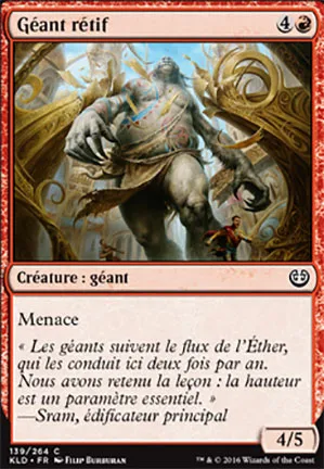 Géant rétif