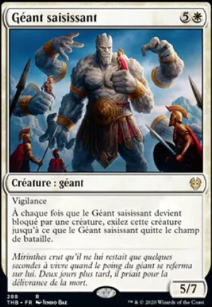 Géant saisissant