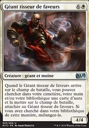 Géant tisseur de faveurs