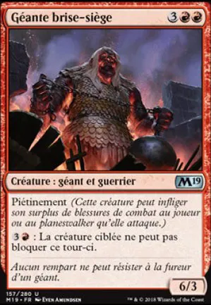 Géante brise-siège