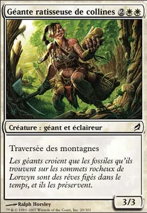 Géante ratisseuse de collines