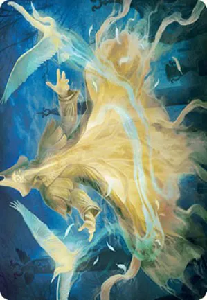 Geist béni par les hérons - Illustration