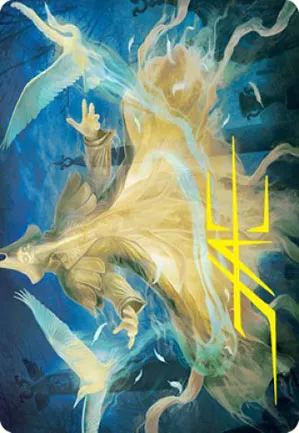 Geist béni par les hérons - Illustration