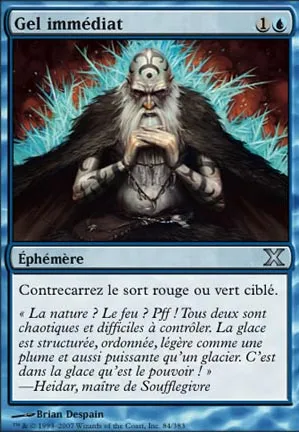 Gel immédiat