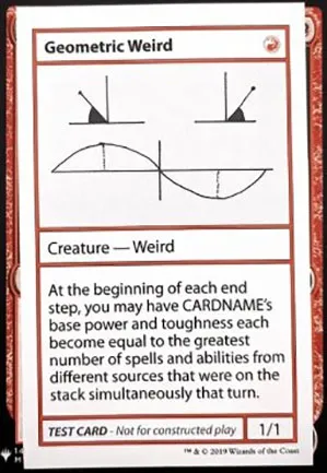 Geometric Weird
