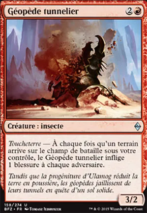 Géopède tunnelier
