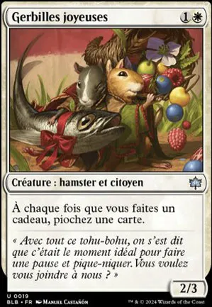 Gerbilles joyeuses