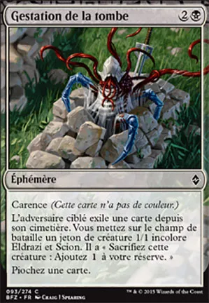 Gestation de la tombe