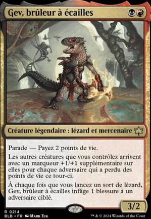 Gev, brûleur à écailles
