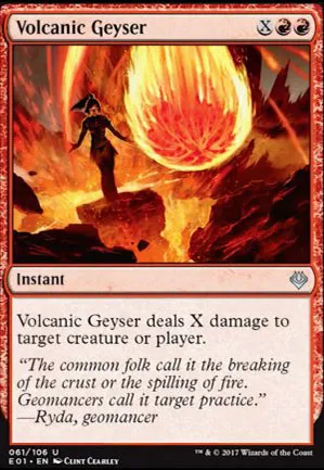 Geyser volcanique