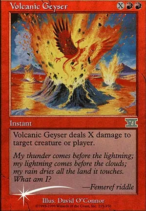 Geyser volcanique