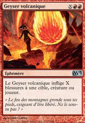Geyser volcanique