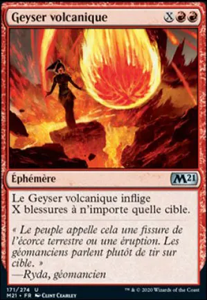 Geyser volcanique