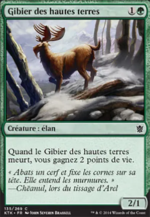 Gibier des hautes terres