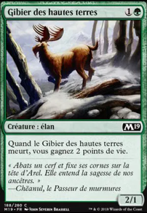 Gibier des hautes terres
