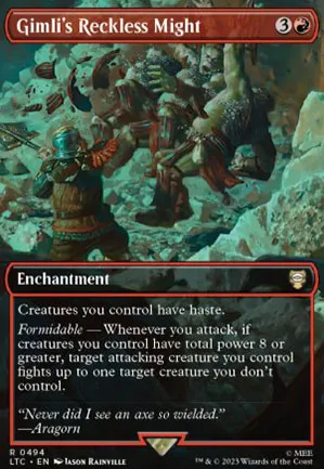 Gimli's Reckless Might