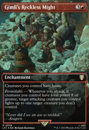 Gimli's Reckless Might