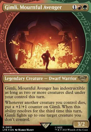 Gimli, vengeur éploré