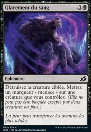 Glacement du sang