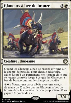 Glaneurs à bec de bronze