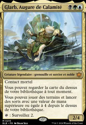 Glarb, Augure de Calamité