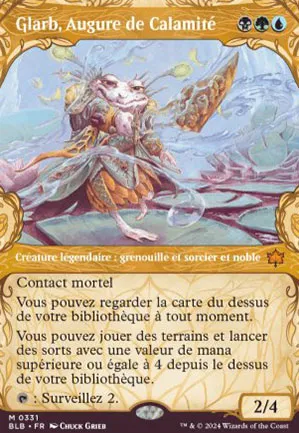 Glarb, Augure de Calamité