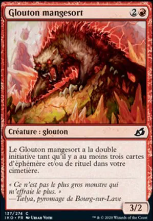 Glouton mangesort