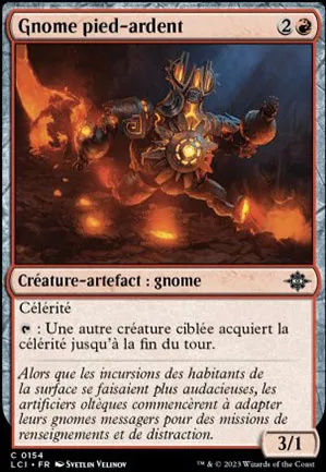 Gnome pied-ardent