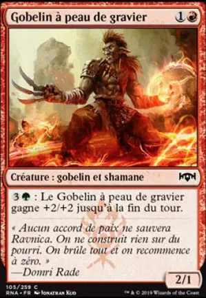 Gobelin à peau de gravier