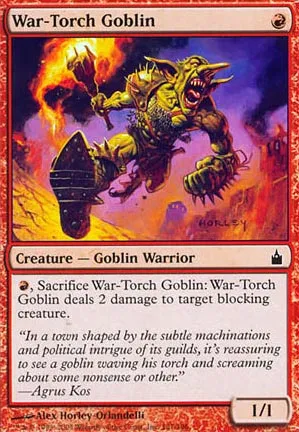 Gobelin à torche de guerre