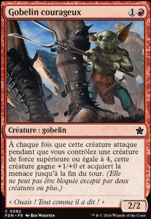 Gobelin courageux