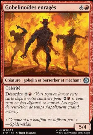 Gobelinoïdes enragés