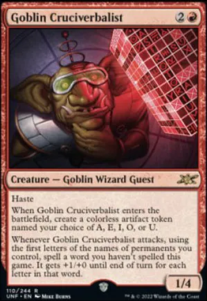 Goblin Cruciverbalist