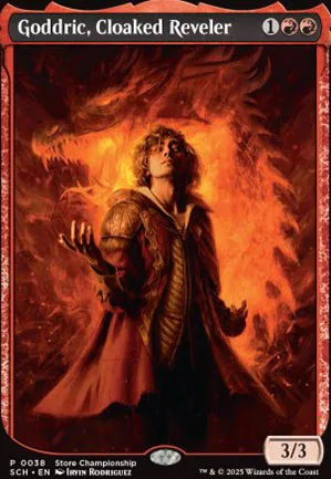 Goddric, fêtard à cape