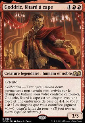 Goddric, fêtard à cape