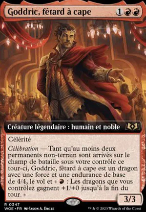 Goddric, fêtard à cape