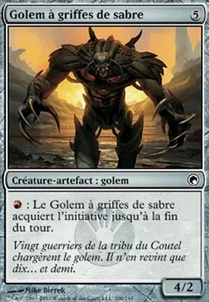 Golem à griffes de sabre
