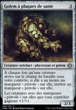 Golem à plaques de sanie