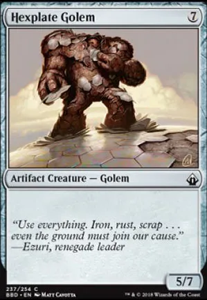 Golem d'hexaplaques