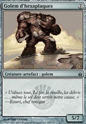 Golem d'hexaplaques