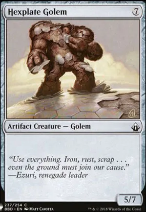 Golem d'hexaplaques