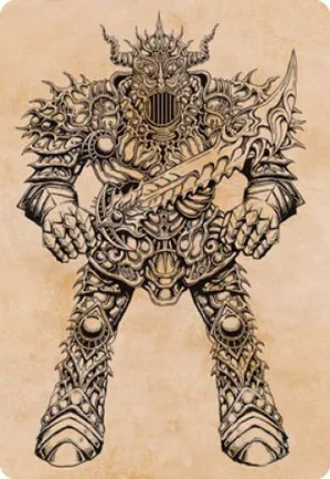 Golem de fer - Illustration