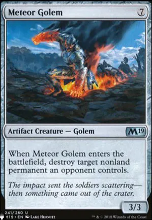 Golem météoritique