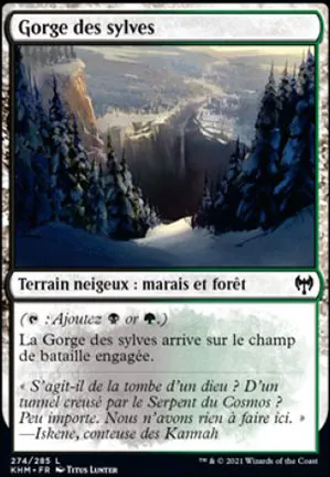 Gorge des sylves