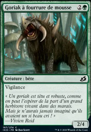 Goriak à fourrure de mousse